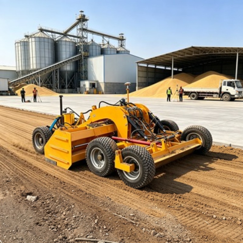 Precision Farming In Agriculture - Tractoraangedreven laserlandnivelleermachine, landbouwgrader, grondbewerkingstoestel, hoogprecisie landbouwmachines