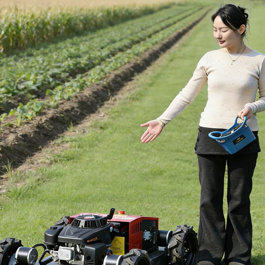 Agriculture Farming Kit - Geoptimaliseerde zware, op afstand bedienbare freesmaaier