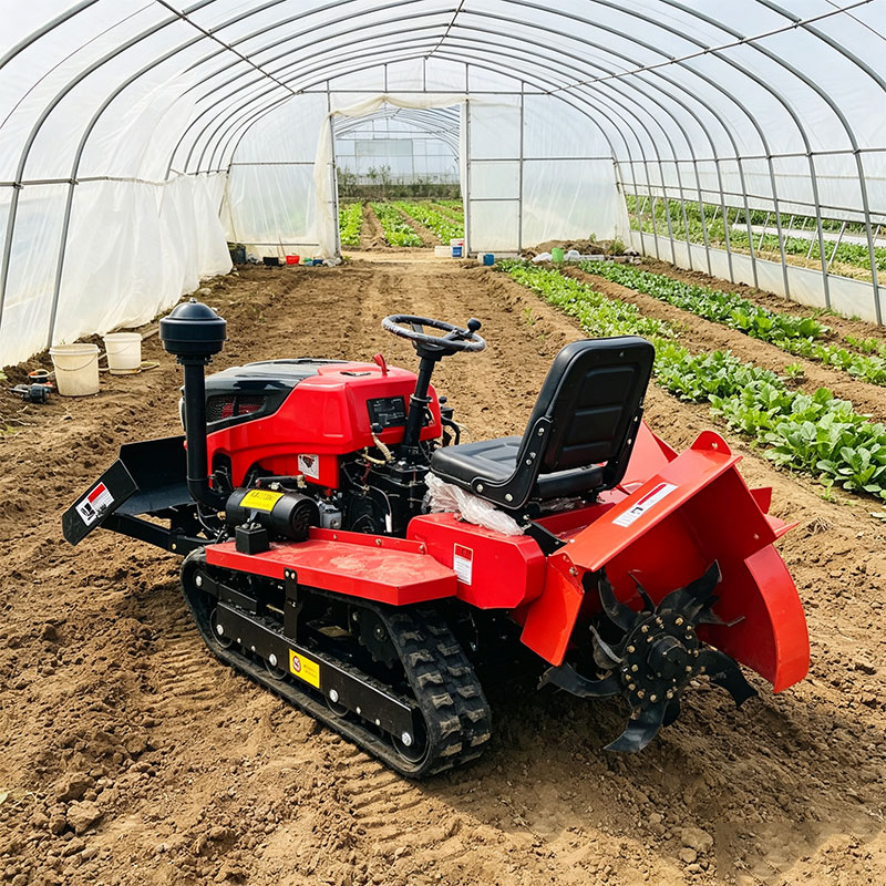 Tractor Implement - Geoptimaliseerde cultivator voor rijstvelden, 25PK, met