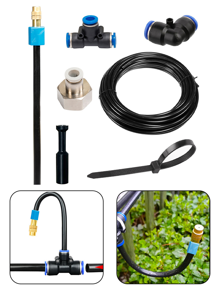 Agriculture Farming Kit - 360 graden verstelbare koperen sproeikop irrigatiesysteem