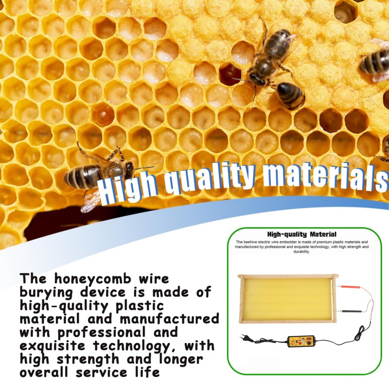 Beehive Frame Wax - ABFI EU Stekker Bijenteeltbenodigdheden Elektrische Embedder