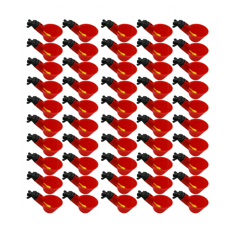 Chicken Nipple Drinker - 50/100 Stuks Automatische Kippenwater Drinkbekers Plastic