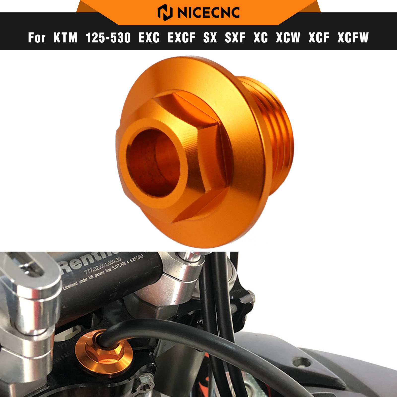 Husqvarna Chainsaw 450 - NICECNC Voor KTM EXC 300 Stuurpen