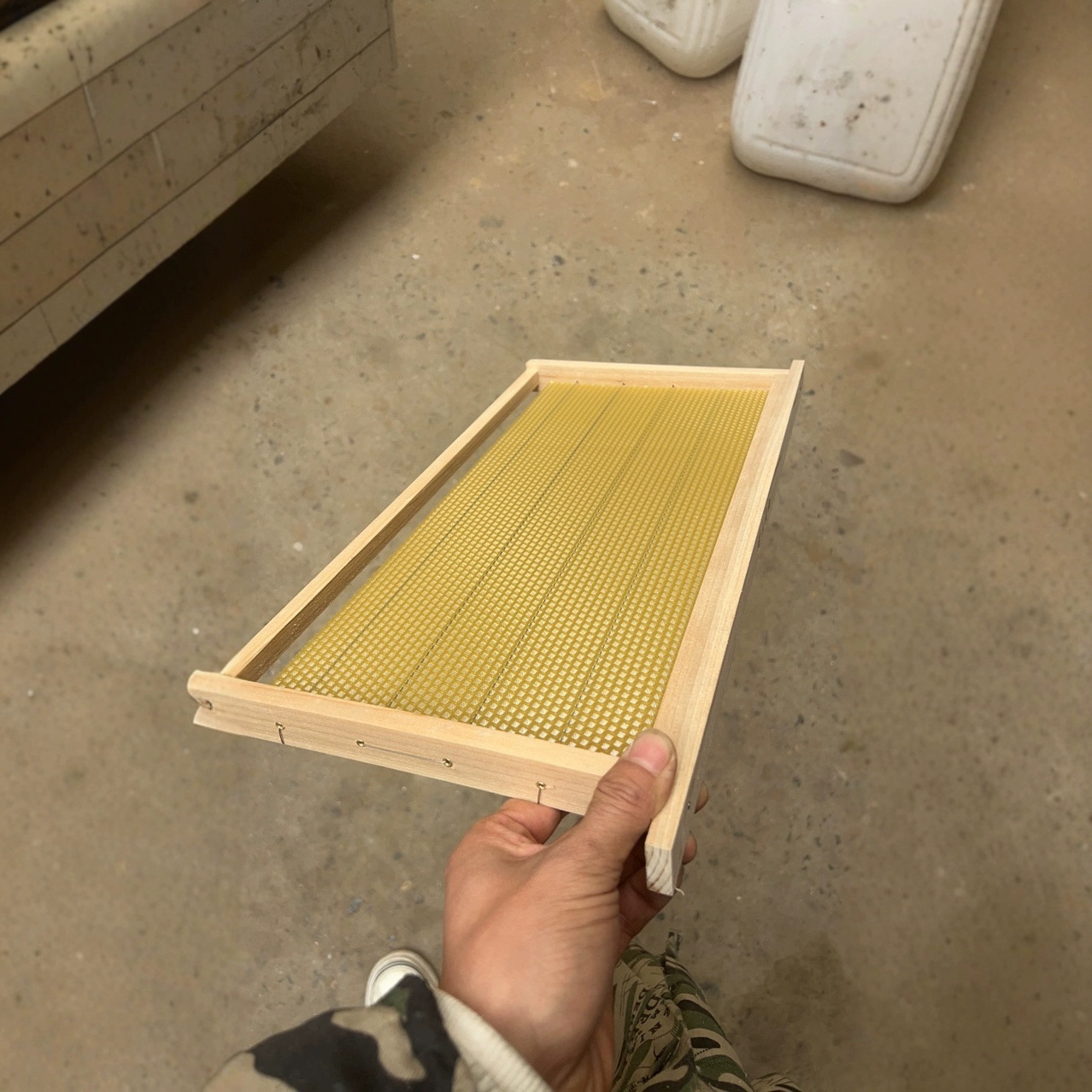 Beehive Frame Wax - 8-raams bijenkast complete set met wasbehandelde