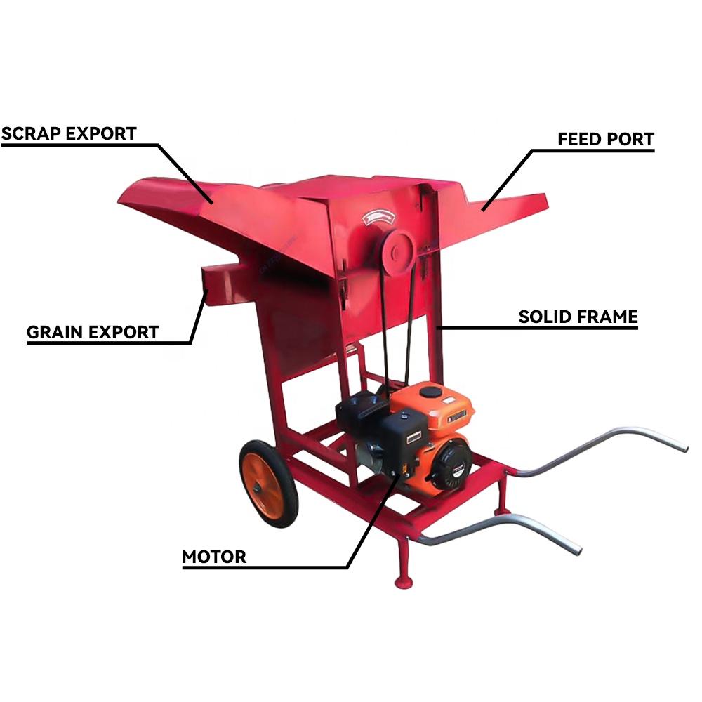 Hoge Efficiëntie Maïs Dorsmach - Rice Thresher Machine recensie en prijs