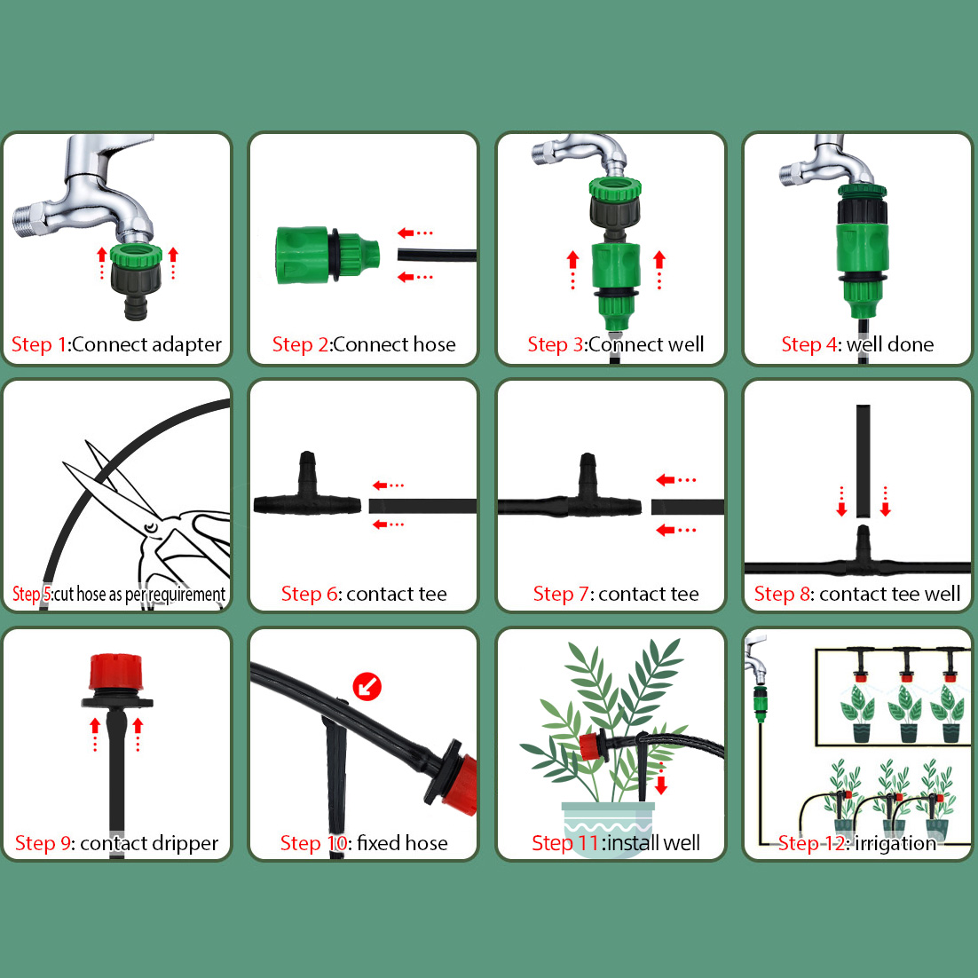 Broeikas 15M-30M Diy Druppelir - Irrigation Drip Tape recensie en prijs