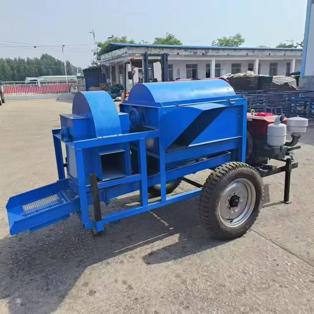 Mobiele dieselmotor aangedreve - Rice Thresher Machine recensie en prijs