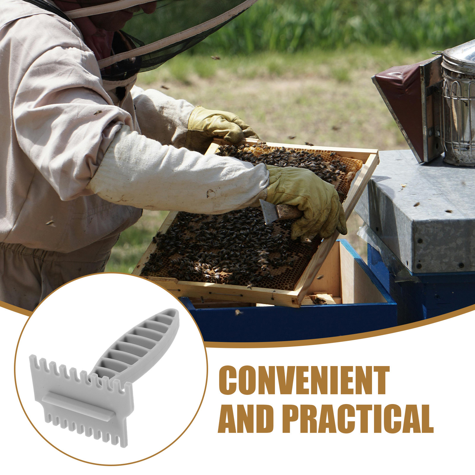 Premium kunststof bijenraamsch - Beehive Frame Wax recensie en prijs