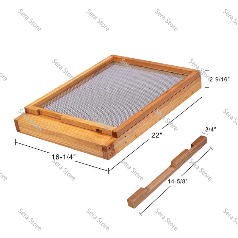 Tien ramen met bijenhuizen zij - Beehive Frame Wax recensie en prijs