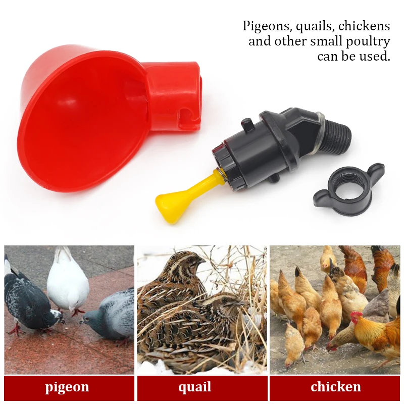 6-36 Stuks Kip Kwartel Opknopi - Chicken Nipple Drinker recensie en prijs