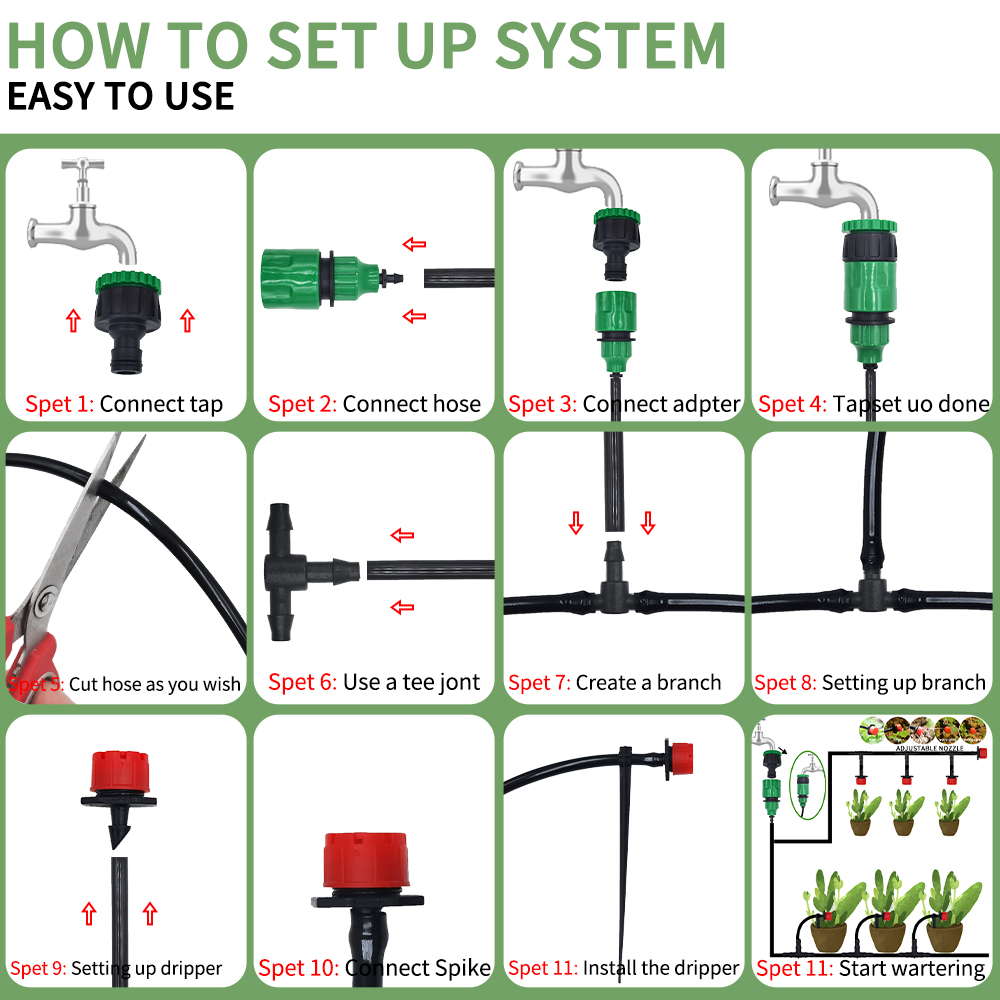 Micro Druppelirrigatiesysteem  - Irrigation Drip Tape recensie en prijs